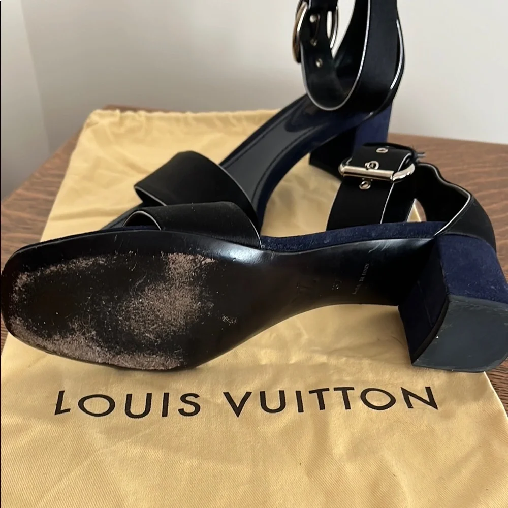 Louis Vuitton Black Women's Sandals - Picture 7 of 8